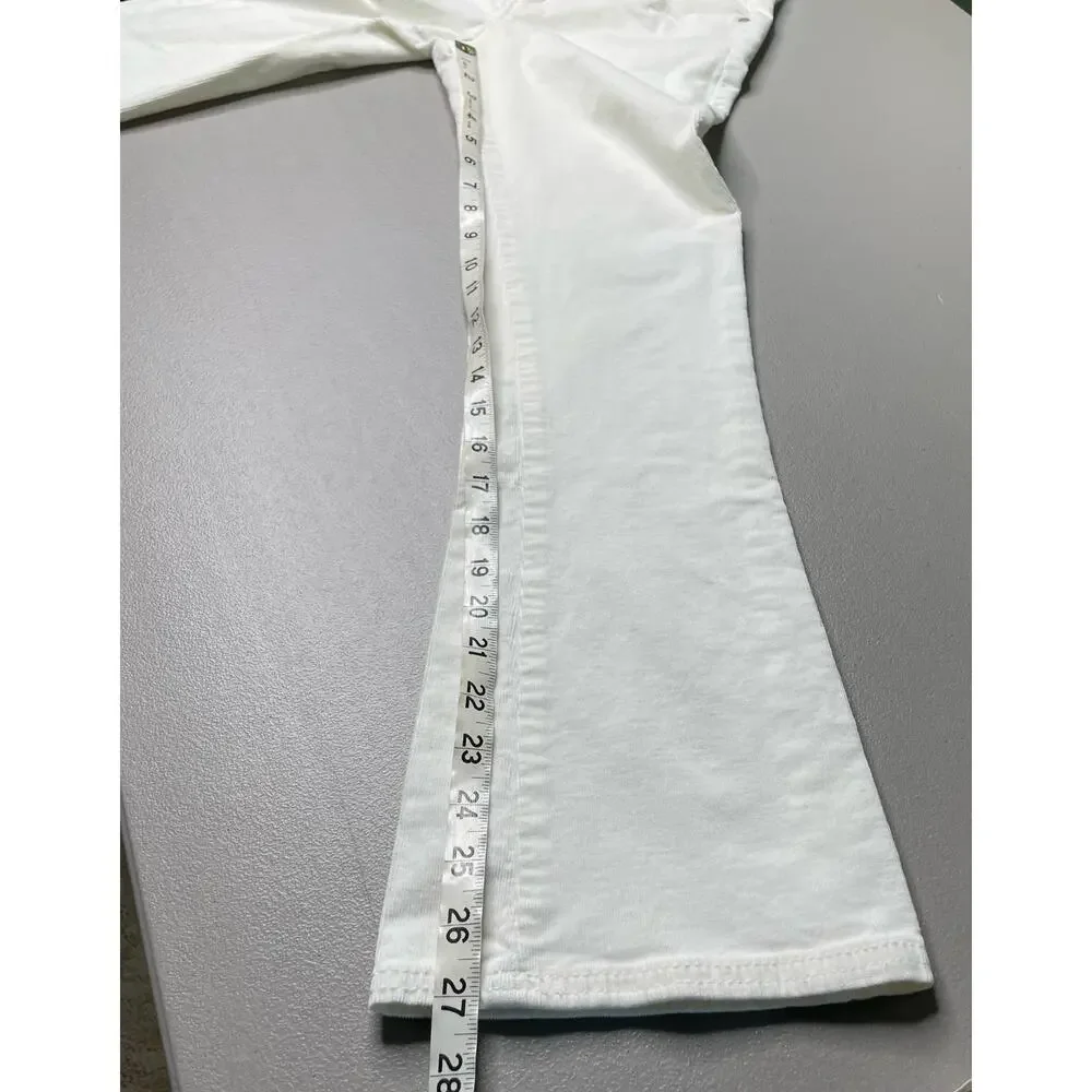 Girl's Justice Bootcut Corduroy  Jeans Low‎ Rise Cotton Blend Stretch White 12 R